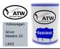 Preview: Volkswagen, Silver Metallic 2C, L90G: 500ml Lackdose, von ATW Autoteile West.